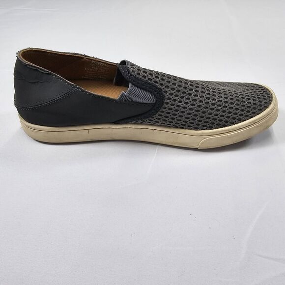 Olukai Women's Gray Slip On Pehuea Mesh Casual Comfort Low Top Size 6.5 - Picture 8 of 10